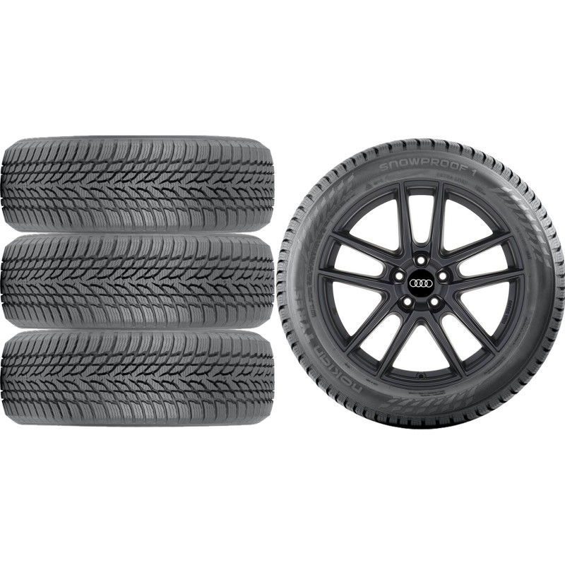 NOWE KOŁA ZIMA Audi A4 B9 Nokian 225/50R17*53 NOWE KOŁA ZIMA Audi A4 B9 Nokian 225/50R17*53
