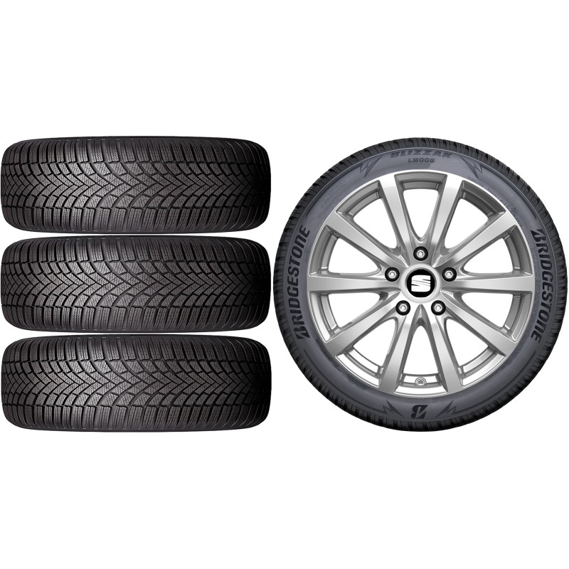 NOWE KOŁA ZIMA Seat Tarraco Bridgestone 215/65R17 NOWE KOŁA ZIMA Seat Tarraco Bridgestone 215/65R17