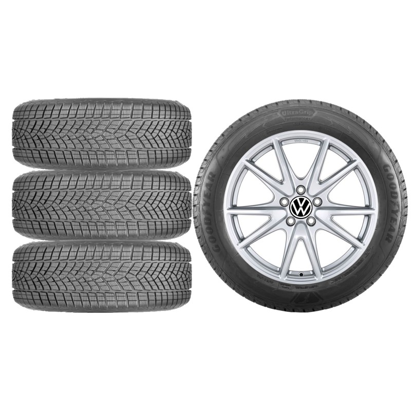 NOWE KOŁA ZIMA VW Tiguan Allspace Goodyear 235/55R18 NOWE KOŁA ZIMA VW Tiguan Allspace Goodyear 235/55R18