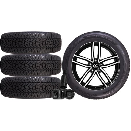 NOWE KOŁA ZIMA Lexus UX Hankook 215/60R17+TPMS*9