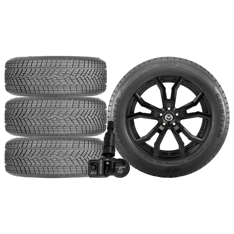 NOWE KOŁA ZIMA Mazda CX-60 Goodyear 235/55R19+TPMS*4 NOWE KOŁA ZIMA Mazda CX-60 Goodyear 235/55R19+TPMS*4