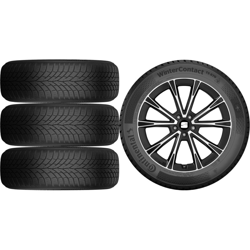 NOWE KOŁA ZIMA Seat Ateca Continental 235/40R19*3 NOWE KOŁA ZIMA Seat Ateca Continental 235/40R19*3