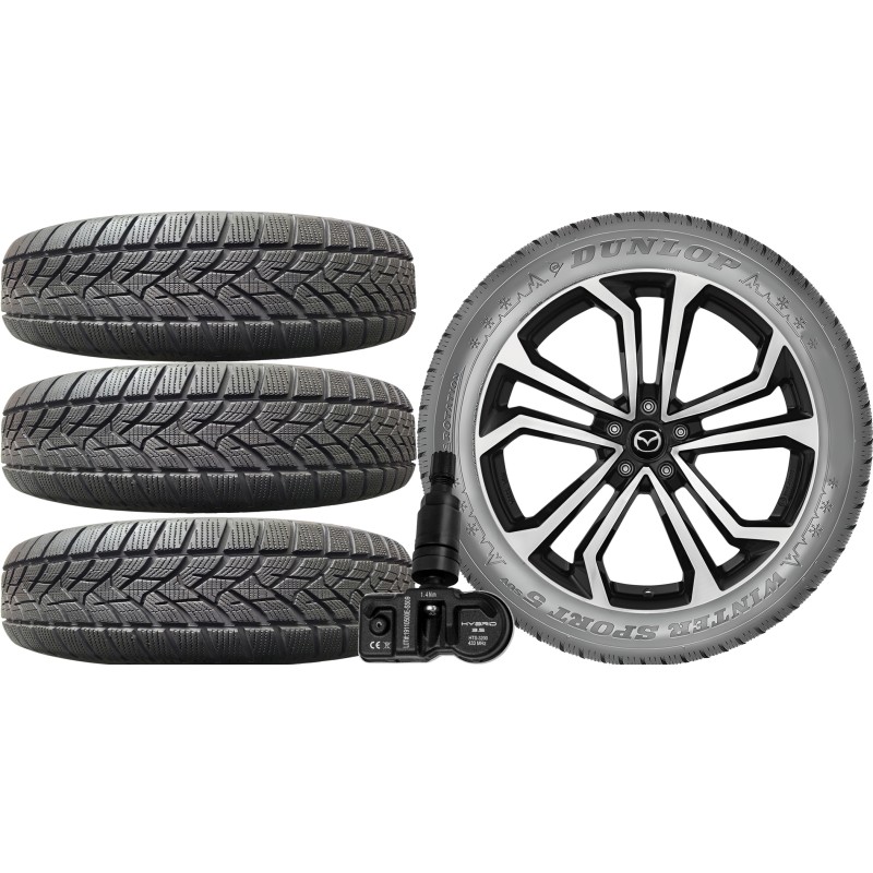 NOWE KOŁA ZIMA Mazda MX-30 (DR) Dunlop 215/55R18+TPMS*3 NOWE KOŁA ZIMA Mazda MX-30 (DR) Dunlop 215/55R18+TPMS*3