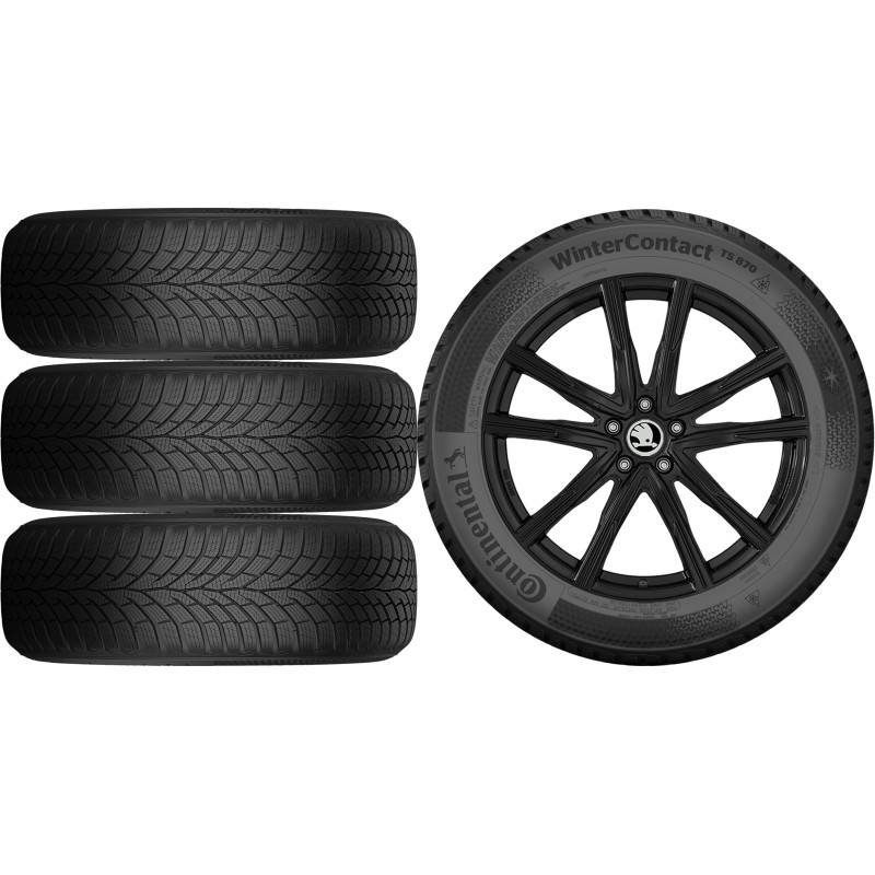NOWE KOŁA ZIMA Skoda Octavia 4 (NX) Continental 225/45R18 NOWE KOŁA ZIMA Skoda Octavia 4 (NX) Continental 225/45R18