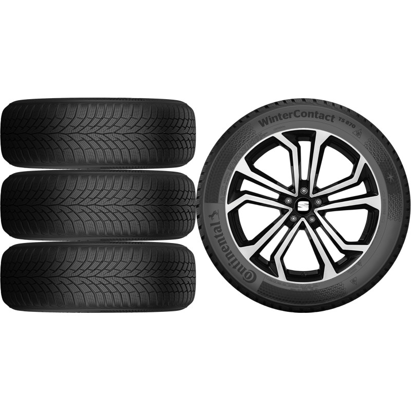 NOWE KOŁA ZIMA Seat Ateca Continental 235/40R19*6 NOWE KOŁA ZIMA Seat Ateca Continental 235/40R19*6