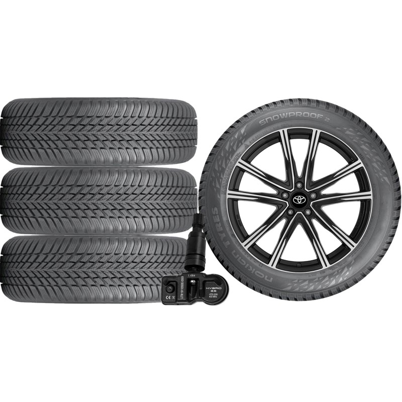 NOWE KOŁA ZIMA TOYOTA BZ4X Nokian 235/50R20+TPMS*4 NOWE KOŁA ZIMA TOYOTA BZ4X Nokian 235/50R20+TPMS*4