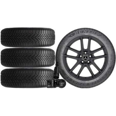 NOWE KOŁA ZIMA Mercedes E-Klasa W213 Dunlop 225/55R17+TPMS*25