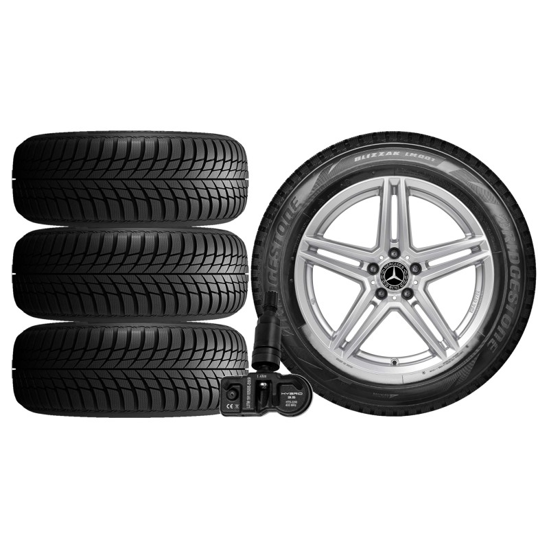 NOWE KOŁA ZIMA MERCEDES GLB X247 F2B Bridgestone 215/65R17+TPMS*9 NOWE KOŁA ZIMA MERCEDES GLB X247 F2B Bridgestone 215/65R17+TPMS*9
