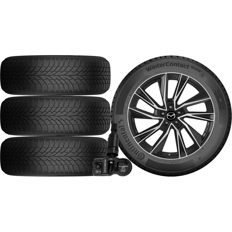 NOWE KOŁA ZIMA Mazda CX-60 Continental 235/55R19+TPMS NOWE KOŁA ZIMA Mazda CX-60 Continental 235/55R19+TPMS