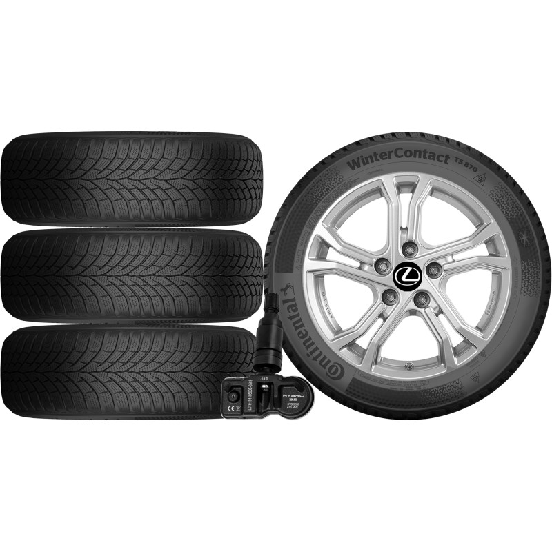 NOWE KOŁA ZIMA Lexus UX Continental 215/60R17+TPMS*43 NOWE KOŁA ZIMA Lexus UX Continental 215/60R17+TPMS*43