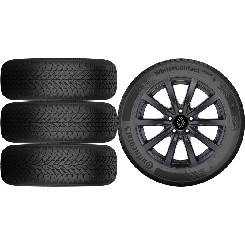 NOWE KOŁA ZIMA Renault Captur Continental 215/60R17*4 NOWE KOŁA ZIMA Renault Captur Continental 215/60R17*4