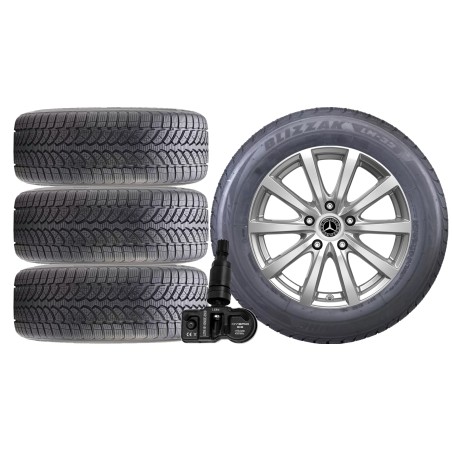 NOWE KOŁA ZIMA Mercedes C-Klasa W206 R2CW Bridgestone 225/50R17+TPMS*21