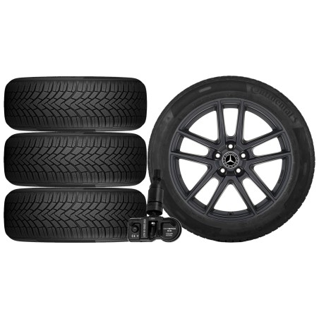 NOWE KOŁA ZIMA Mercedes E-Klasa W213 Continental 225/55R17+TPMS*12