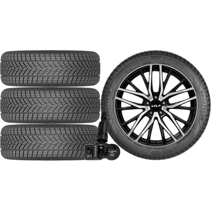 NOWE KOŁA ZIMA KIA SORENTO MQ4 Goodyear 255/45R20+TPMS*1 NOWE KOŁA ZIMA KIA SORENTO MQ4 Goodyear 255/45R20+TPMS*1