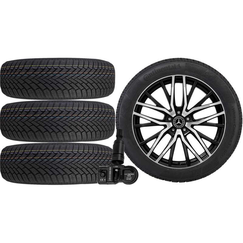 NOWE KOŁA ZIMA MERCEDES GLC W253 Continental 255/45R20+TPMS*3 NOWE KOŁA ZIMA MERCEDES GLC W253 Continental 255/45R20+TPMS*3