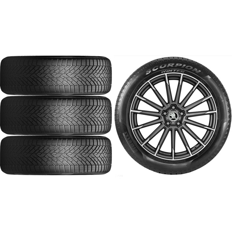 NOWE KOŁA ZIMA Skoda KodiaQ Pirelli 255/40R20*3 NOWE KOŁA ZIMA Skoda KodiaQ Pirelli 255/40R20*3