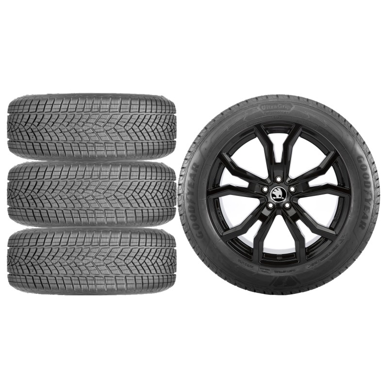 NOWE KOŁA ZIMA Skoda KodiaQ Goodyear 235/55R18 NOWE KOŁA ZIMA Skoda KodiaQ Goodyear 235/55R18