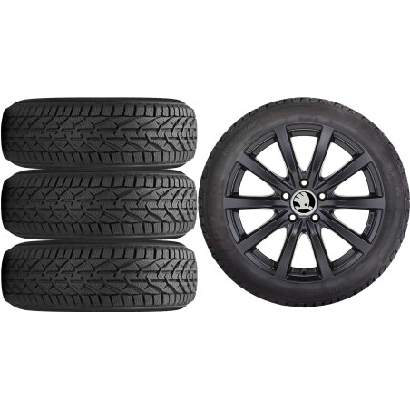 NOWE KOŁA ZIMA Skoda SuperB (3T) Riken 215/55R17*4