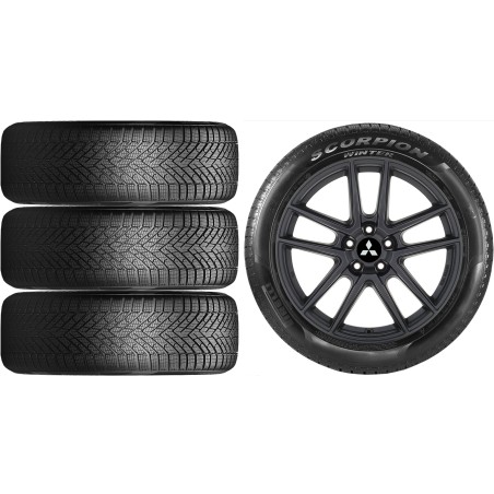 NOWE KOŁA ZIMA MITSUBISHI ASX RJB Pirelli 215/60R17*7
