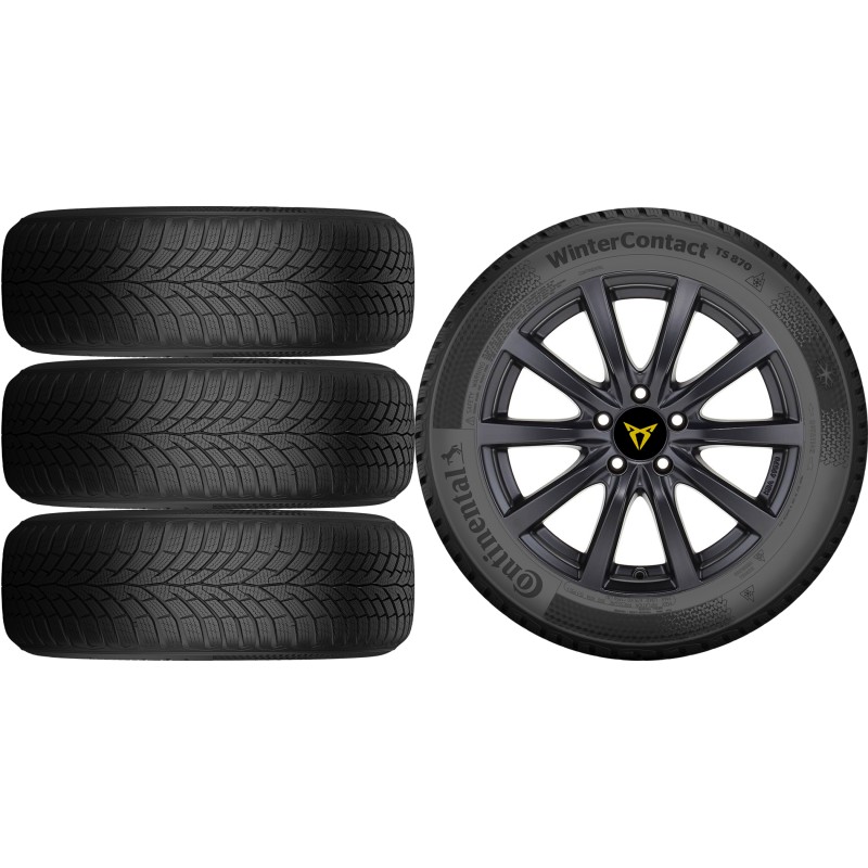 NOWE KOŁA ZIMA CUPRA FORMENTOR Continental 245/45R18*17