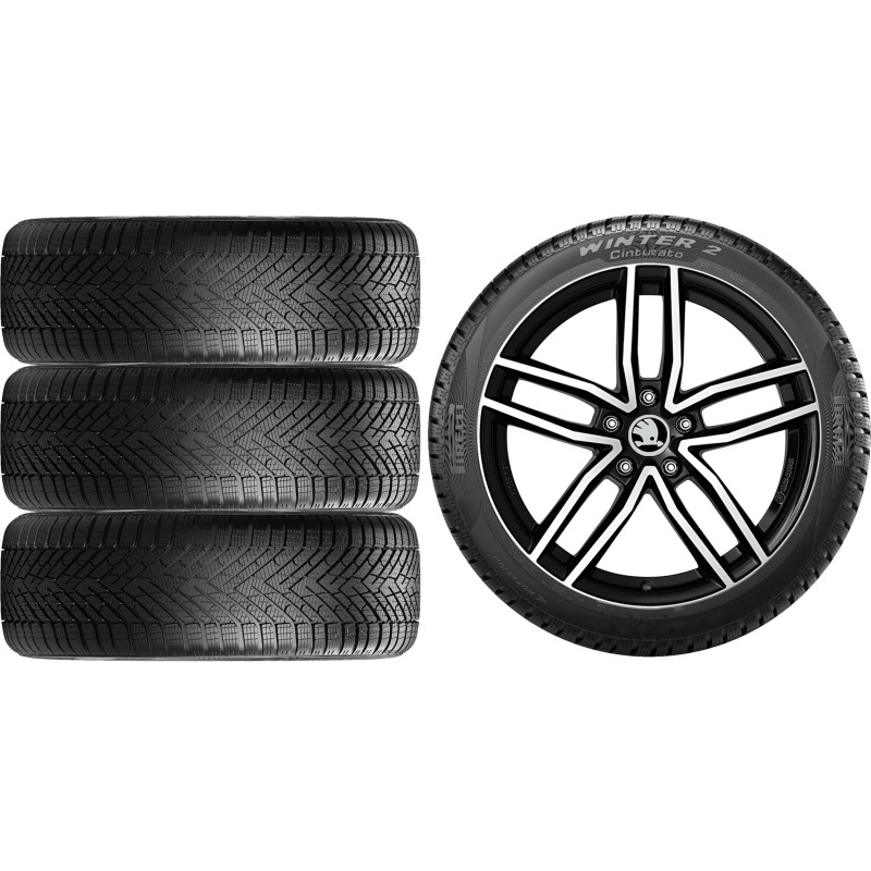 NOWE KOŁA ZIMA SKODA SUPERB NZ Pirelli 215/55R17*14 NOWE KOŁA ZIMA SKODA SUPERB NZ Pirelli 215/55R17*14