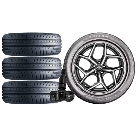 NOWE KOŁA LATO Toyota C-HR CHR AX1T Sailun 225/45R19 TPMS