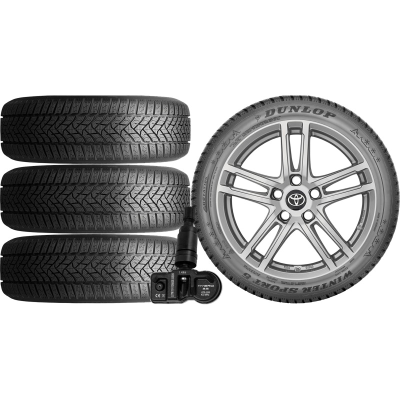 NOWE KOŁA ZIMA TOYOTA C-HR AX1T Dunlop 225/50R18+TPMS*11 NOWE KOŁA ZIMA TOYOTA C-HR AX1T Dunlop 225/50R18+TPMS*11