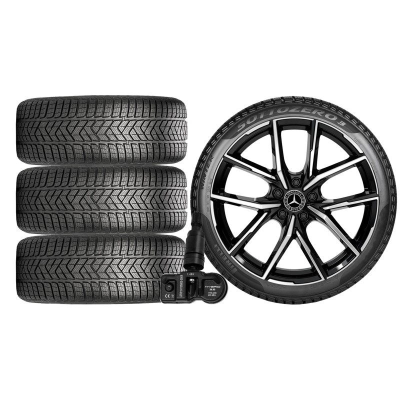 NOWE KOŁA ZIMA Mercedes C-Klasa W206 R2CW Pirelli 225/45R18+TPMS*64 NOWE KOŁA ZIMA Mercedes C-Klasa W206 R2CW Pirelli 225/45R18+TPMS*64