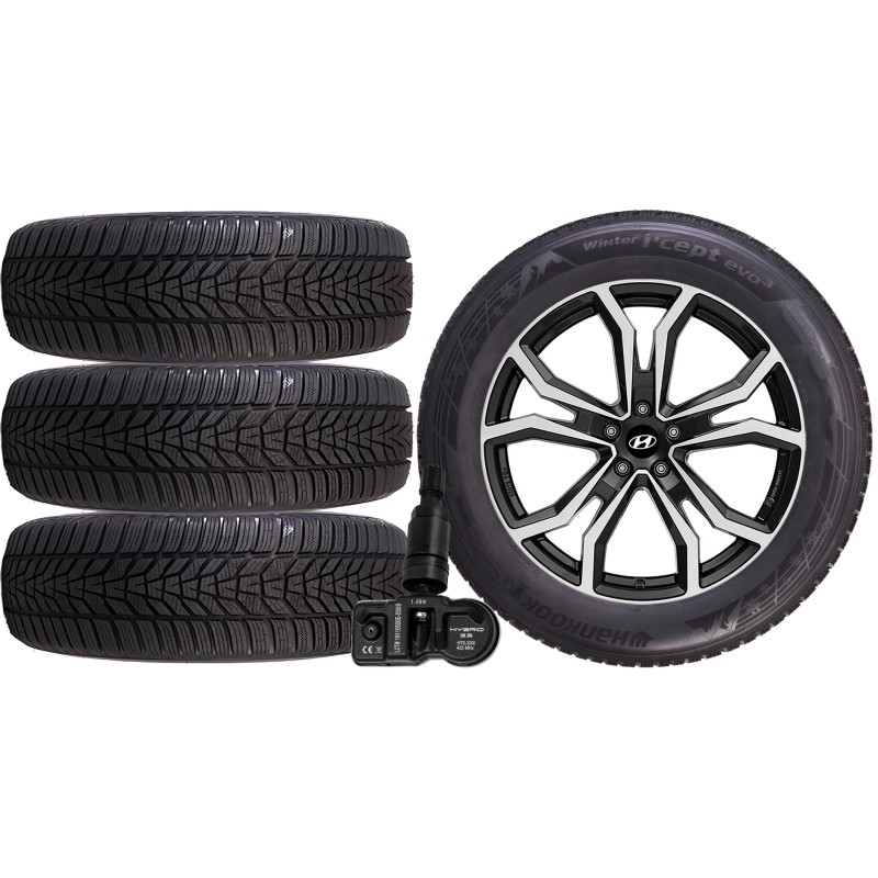 NOWE KOŁA ZIMA HYUNDAI KONA Hankook 235/45R18+TPMS*9 NOWE KOŁA ZIMA HYUNDAI KONA Hankook 235/45R18+TPMS*9