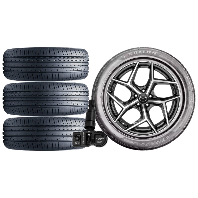 NOWE KOŁA LATO Mazda CX-3 CX3 DJ1 Sailun 225/40R19 TPMS NOWE KOŁA LATO Mazda CX-3 CX3 DJ1 Sailun 225/40R19 TPMS