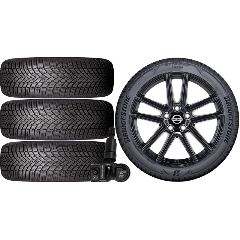 NOWE KOŁA ZIMA Nissan QASHQAI (J12) Bridgestone 235/55R18+TPMS*2 NOWE KOŁA ZIMA Nissan QASHQAI (J12) Bridgestone 235/55R18+TPMS*2