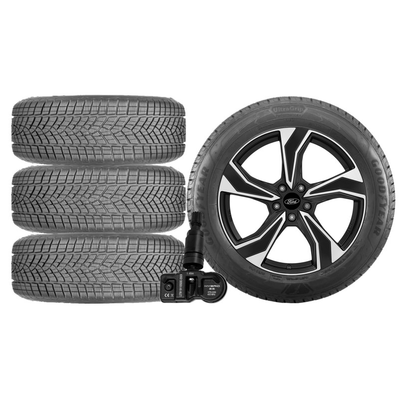 NOWE KOŁA ZIMA Ford Kuga III 3 Goodyear 225/55R19+TPMS*2 NOWE KOŁA ZIMA Ford Kuga III 3 Goodyear 225/55R19+TPMS*2
