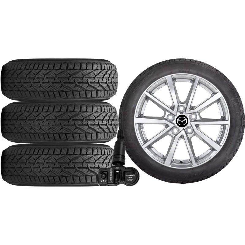 NOWE KOŁA ZIMA Mazda CX-3 (DJ1) Riken 215/60R16+TPMS*12 NOWE KOŁA ZIMA Mazda CX-3 (DJ1) Riken 215/60R16+TPMS*12