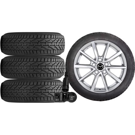 NOWE KOŁA ZIMA Mazda CX-3 (DJ1) Riken 215/60R16+TPMS*12