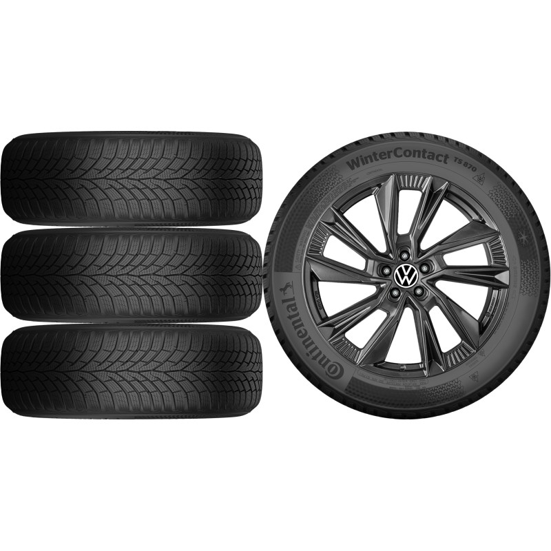 NOWE KOŁA ZIMA VW T-ROC Continental 235/40R19*19 NOWE KOŁA ZIMA VW T-ROC Continental 235/40R19*19