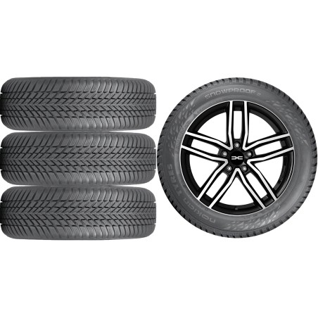 NOWE KOŁA ZIMA Dacia Duster II 2 (SR) Nokian 215/60R17*1