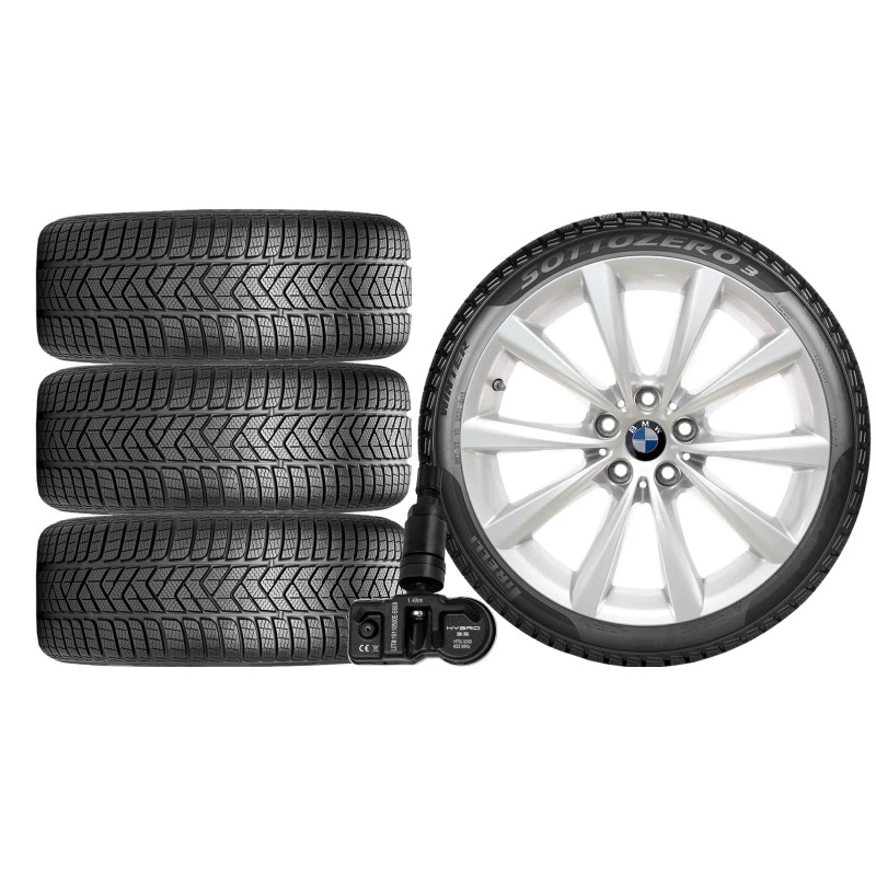 NOWE KOŁA ZIMA BMW SERIA 5 G30 G31 Pirelli 245/45R18+TPMS NOWE KOŁA ZIMA BMW SERIA 5 G30 G31 Pirelli 245/45R18+TPMS