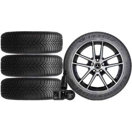 NOWE KOŁA ZIMA Mercedes E-Klasa W213 Dunlop 225/55R17+TPMS*23