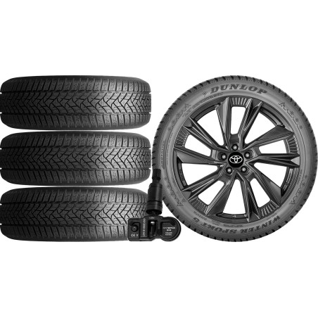 NOWE KOŁA ZIMA TOYOTA RAV 4 XA5 Dunlop 235/55R19+TPMS*1