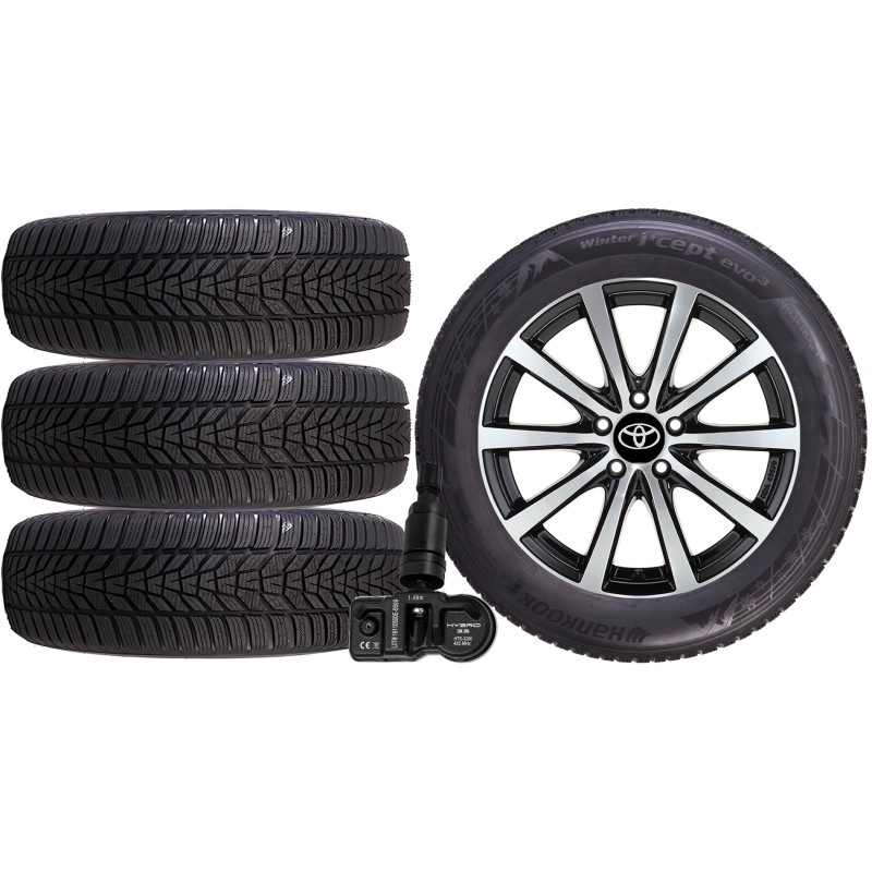 NOWE KOŁA ZIMA TOYOTA C-HR AX1T Hankook 215/60R17+TPMS*11 NOWE KOŁA ZIMA TOYOTA C-HR AX1T Hankook 215/60R17+TPMS*11