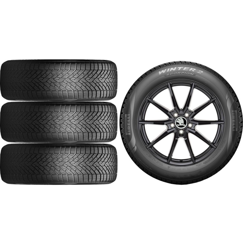 NOWE KOŁA ZIMA Skoda KodiaQ Pirelli 235/50R19*35 NOWE KOŁA ZIMA Skoda KodiaQ Pirelli 235/50R19*35