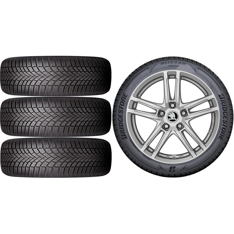 NOWE KOŁA ZIMA SKODA KamiQ (NW) Bridgestone 205/60R16*6