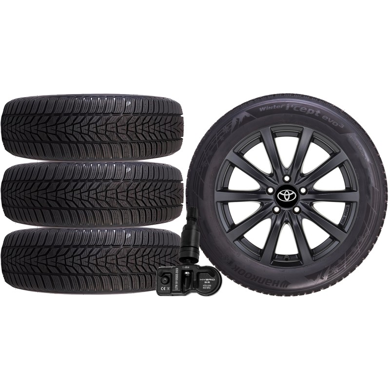 NOWE KOŁA ZIMA TOYOTA C-HR AX1T Hankook 215/60R17+TPMS*9 NOWE KOŁA ZIMA TOYOTA C-HR AX1T Hankook 215/60R17+TPMS*9