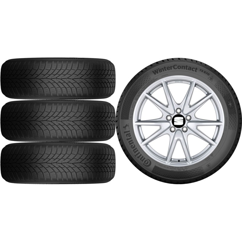 NOWE KOŁA ZIMA Seat Ateca Continental 215/50R18*20