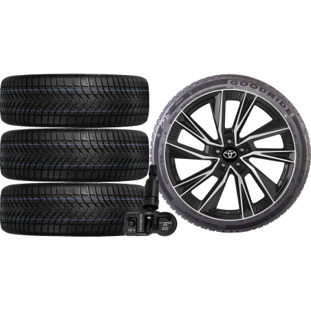 NOWE KOŁA ZIMA TOYOTA RAV 4 XA5 Goodride 235/55R19+TPMS