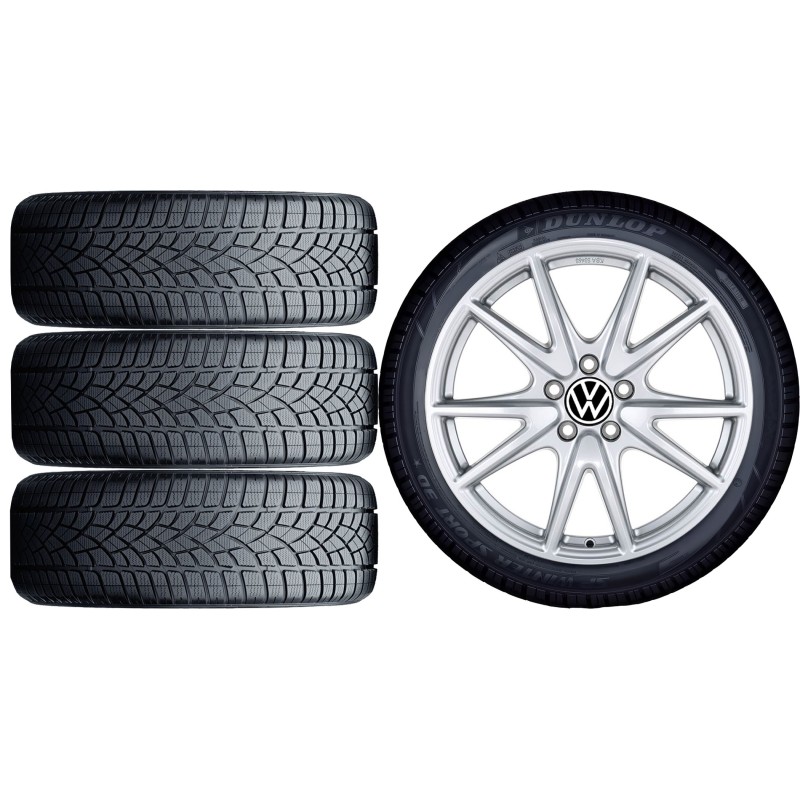 NOWE KOŁA ZIMA VW Tiguan Allspace Dunlop 235/55R18 NOWE KOŁA ZIMA VW Tiguan Allspace Dunlop 235/55R18