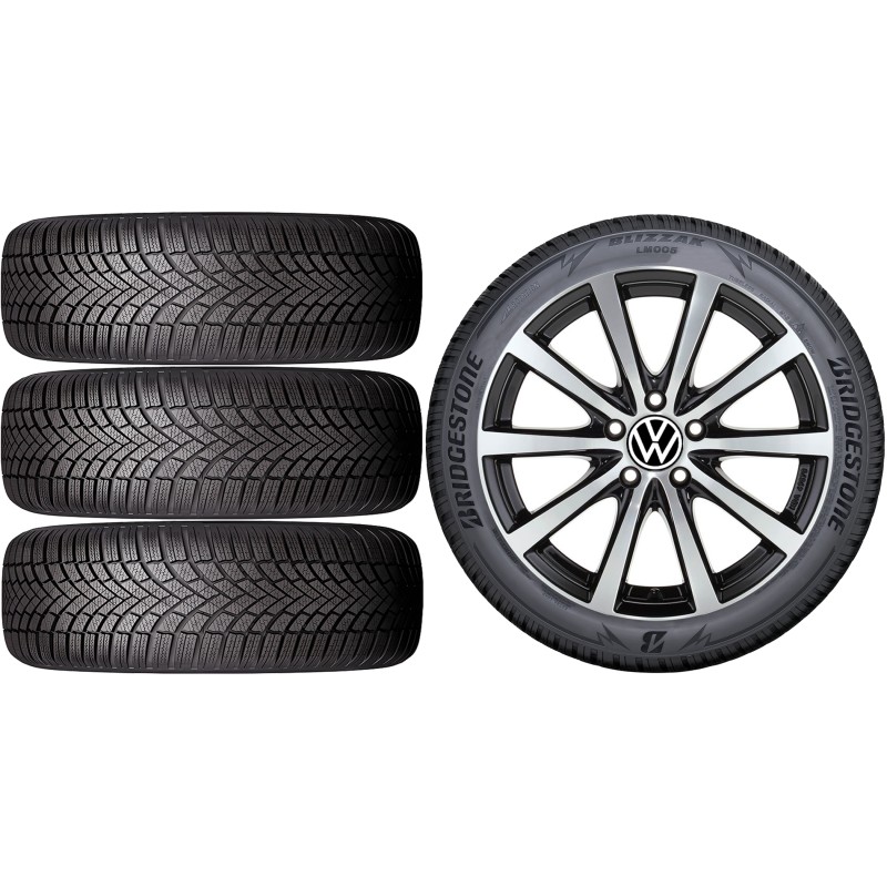 NOWE KOŁA ZIMA VW Passat B8 3C Bridgestone 215/55R17*4 NOWE KOŁA ZIMA VW Passat B8 3C Bridgestone 215/55R17*4