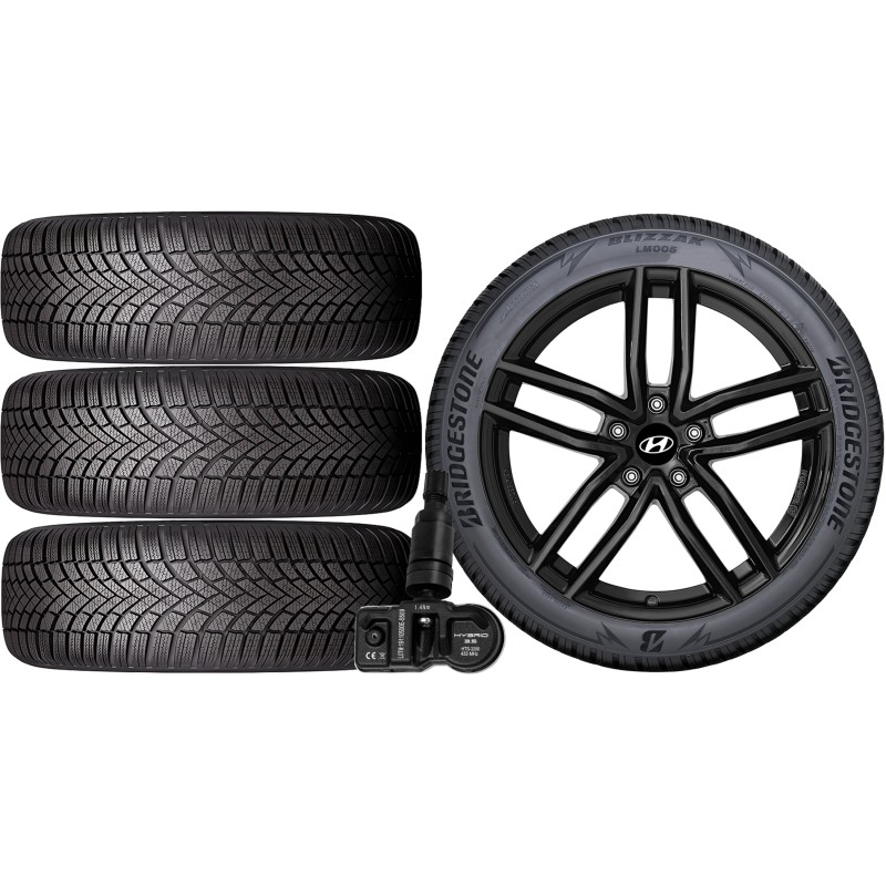 NOWE KOŁA ZIMA HYUNDAI TUCSON Bridgestone 225/60R17+TPMS*9 NOWE KOŁA ZIMA HYUNDAI TUCSON Bridgestone 225/60R17+TPMS*9