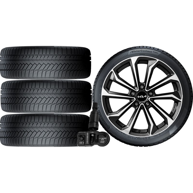 NOWE KOŁA ZIMA KIA SORENTO MQ4 Continental 235/60R18+TPMS*9 NOWE KOŁA ZIMA KIA SORENTO MQ4 Continental 235/60R18+TPMS*9