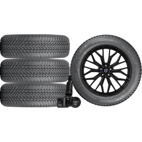 NOWE KOŁA ZIMA Volvo XC90 2 II GEN (L) Nokian 235/60R18+TPMS*2